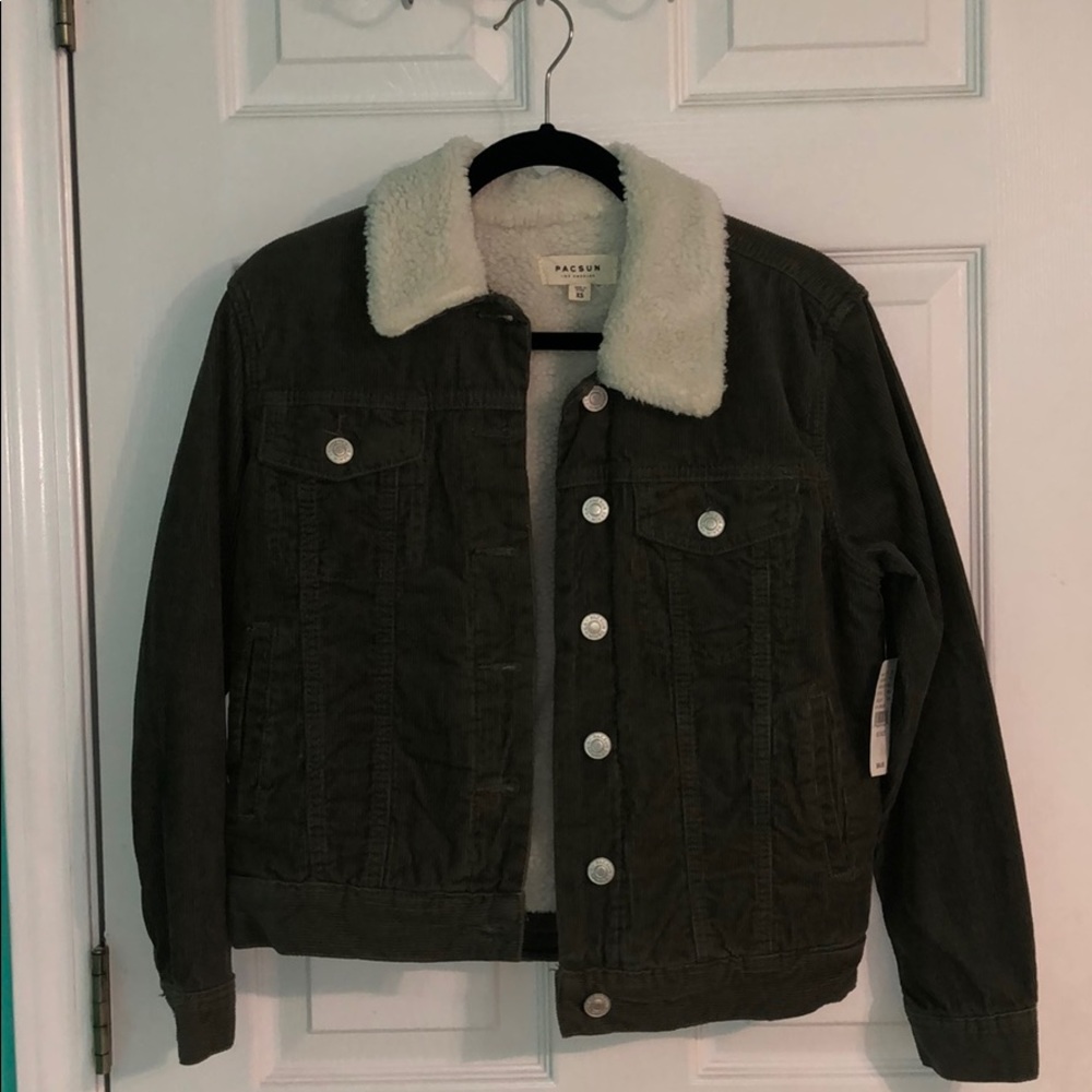 Pacsun jacket , color is ivy green.